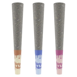 Sticky Greens - TASTY TRIO-SWIRL SERES KIEF COATED INFUSED PREROLL - 1.5