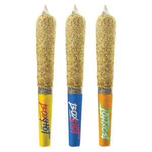 BOXHOT - Dusties - Retro Mix Kief Coated Infused Pre-Roll 3x0.5g Distillates