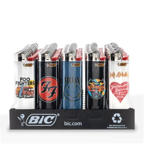 Bic - Big Maxi Rock Bands Disposable Lighter Main Image