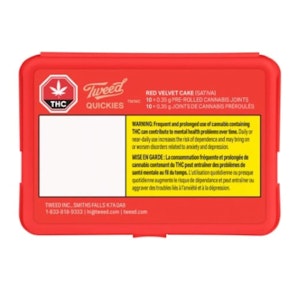 Tweed - Tweed Quickies Red Velvet Cake 10 x 0.35 g Pre-Rolls