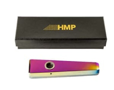HMP - Pipes - 4" Gemstone Hand Pipe (Rainbow)