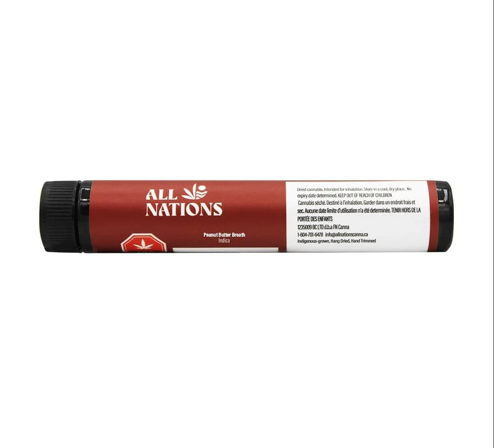 ALL NATIONS - All Nations - Peanut Butter Breath Pre Rolls 3x0.5g | 1.5g | Rest Main Image