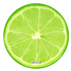 Humble & Fume - 5" Diameter Round Fabric Dab Mat-Lime