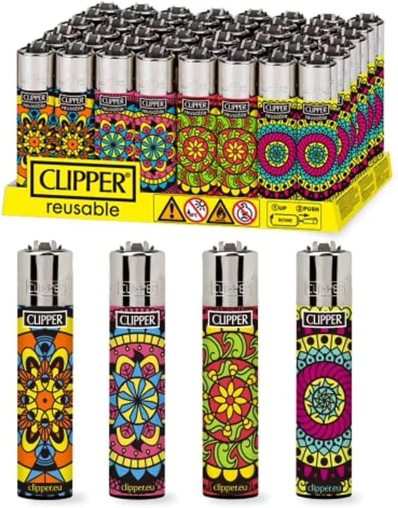 HUMBLE + FUME - Classic Clipper Lighter Printed Mandala Main Image