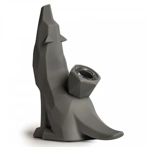 LIT SILICONE  - LIT Silicone - 5" Wolf Bubbler