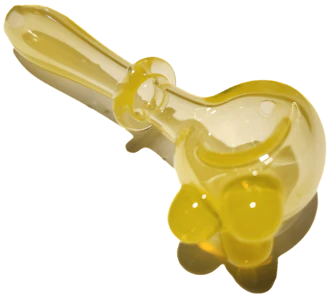 Cumberland Glassworks - Cumberland Glassworks| Small yellow spoon w/dots & Maria