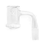 GEAR| Premium Quartz 14mm Male 90 Degree Diamond Base Banger w/bevelled edge