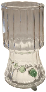 Gibsons Glassworks - Gibson's Glass| Scalloped Drinking Glass Sm