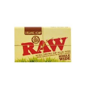 West Coast Gifts  - RAW - Organic Single Wide- PK 100