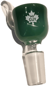 Puff Pipes - Hi Guy- Coloured Glass-on-glass Bowl w/handle Mint