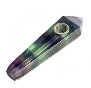 Humble + Fume - Flourite Crystal Pipe