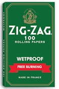 Zig Zag Slow burning White Papers - ZigZag Green Free Burning "WetProof"