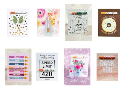 Humble & Fume - KushKards One Hitter/Joint Holder Greeting Card