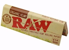 RAW Organic Hemp Papers 1 1/4