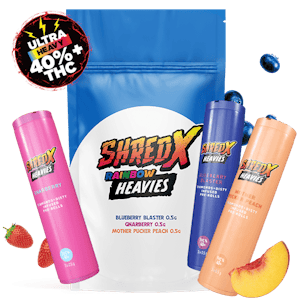 SHRED X - Rainbow Heavies - 3 x 0.5g Infused Pre Rolls