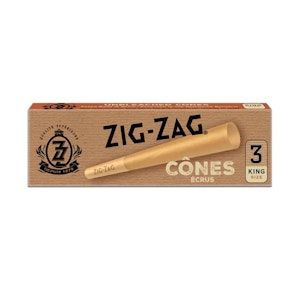 TPB Canada - Zig Zag Unbleached King Size Cones - 3 Pack