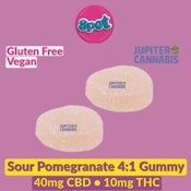 Spot Sour Pomegranate Soft Chews 2x5mg Gummies