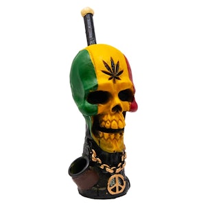 Maple Craft Inc.  - PEACE SKULL POLYRESIN PIPE
