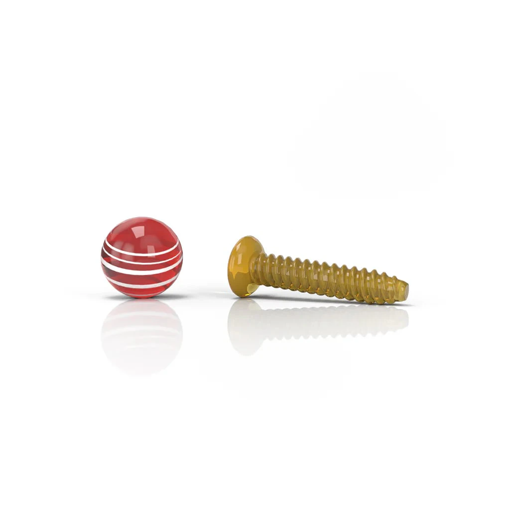 Honeybee Herb - Dab Screw Set-Amber and Gold Main Image