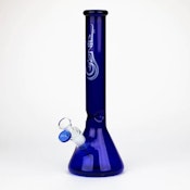 Genie | 12" color tube glass water bong - Blue