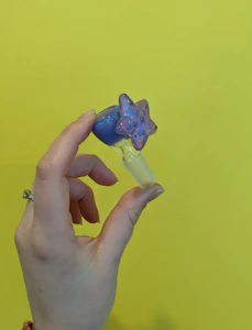 Toque & Dogger - 14mm Starfish Bowl - Purple & Pink