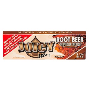 Juicy Jay's  - 1 1/4 FLAVOURED ROLLING PAPER - ROOT BEER