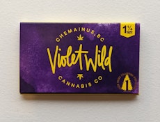 Violet Wild - 1 1/4 Organic Hemp Rolling Papers w/ Tips - Purple