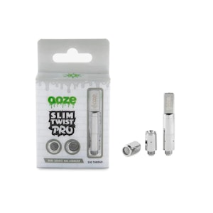 Ooze - Ooze Slim Twist 510 Wax Atomizer Kit - Chrome