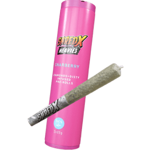 SHRED X - SHRED X Gnarberry Heavies - Disty & Diamonds Infused Pre-Roll 3x0.5g