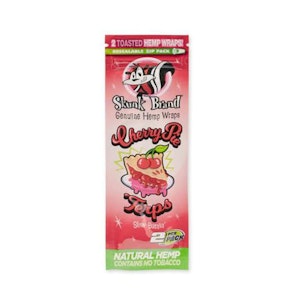 HBI - Skunk Brand- Terp Hemp Wraps 2pk Cherry PIe