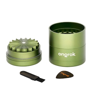 Ongrok - Mini Ongrok 5 Piece Flower Teeth Storage Grinder (55mm) - Green