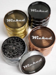 NoName - Large 4 Piece Aluminum Grinder - Wicked - Large 4 PC Grinder - Wicked