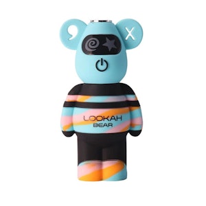 Lookah - Lookah Bear 510 Vape Battery - Blue Tiedye
