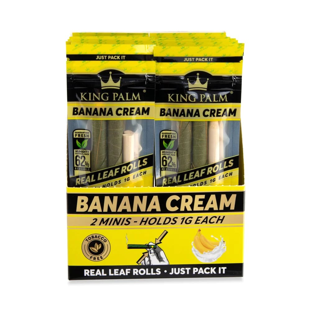 King Palm - Banana Cream- 2pk