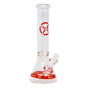 Soul Glass - 14" KARMA BEAKER - RED