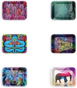 HMP - Zig Zag Rolling Tray - 4x6 inch