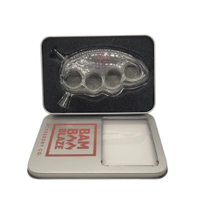 BAMBOOBLAZE - Bamboo Blaze Glass Knuckle Bubbler 5.5"