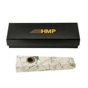Turning Point Brands - HMP Gemstone Pipe - White Marble