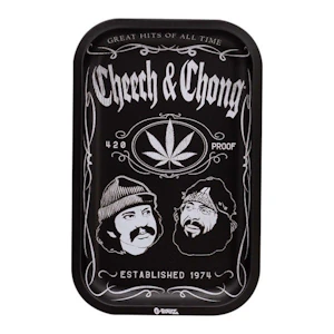 G-Rollz - Cheech & Chong Greatest Hits Metal Rolling Tray - Medium