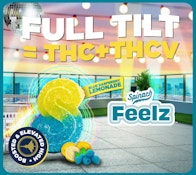 Blue Raspberry Lemonade 1:2 THC:THCV Gummies (5 x 2mg) - Spinach