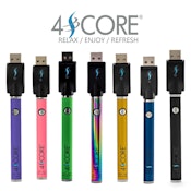 4score 350 mAh Twist Control Vape Battery with USB Charger (Various Colours)