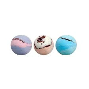 Stewart Farms - BATH BOMB MULTIPACK - BLUE DREAM, BUBBA KUSH, CHOCOLATE HASHBERRY