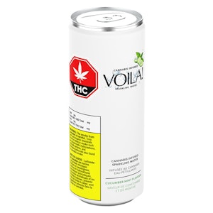 Voila! - Voila! - Cucumber & Mint Cannabis-Infused Sparkling Water -355ml