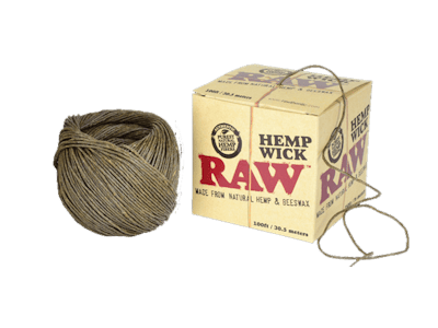RAW - Hemp Wick / RAW - 100 ft