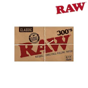 Raw Classic Creaseless Cigarette Paper - 300'S 1 1/4