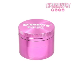 Elements - 2.5" ELEMENTS 4 PIECE GRINDER - PINK