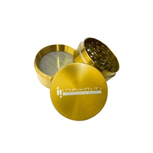 humble + FUME - Infyniti 2.2" 4-Piece Gold Aluminum Grinder