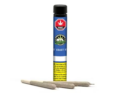 MTL Cannabis - Wes' Coast Kush 3 x 0.5g Pre-Rolls
