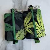 Keychain Zipper Pouch - Green