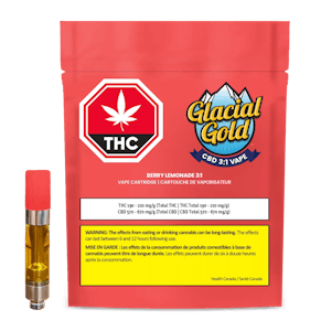 Glacial Gold - CBD 3:1 BERRY LEMONADE VAPE - 1g